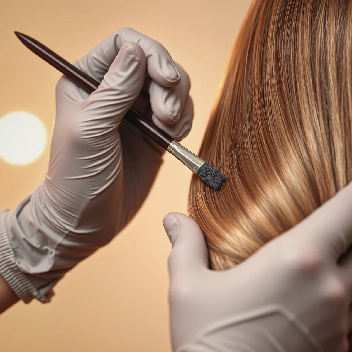 Balayage natural sobre base castaña