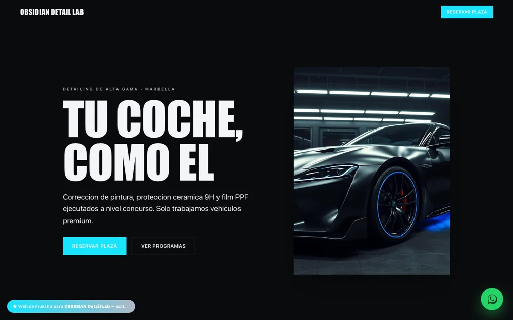 OBSIDIAN Detail Lab — Detailing premium / preparacion de coches de alta gama