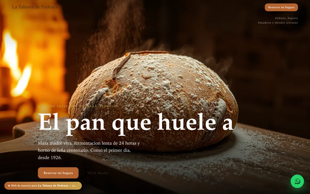 La Tahona de Pedraza — Panadería y obrador artesano