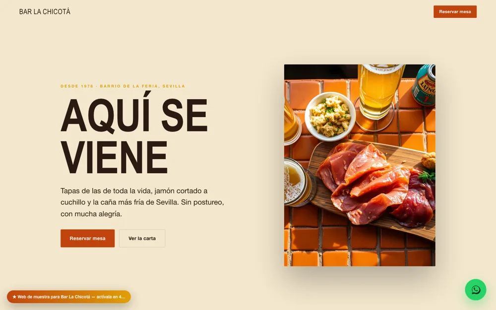 Bar La Chicotá — Bar de tapas & cervecería de barrio