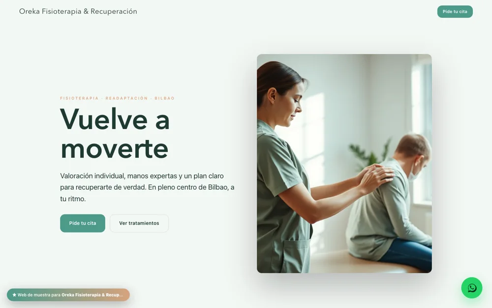 Oreka Fisioterapia & Recuperación — Fisioterapia y readaptación
